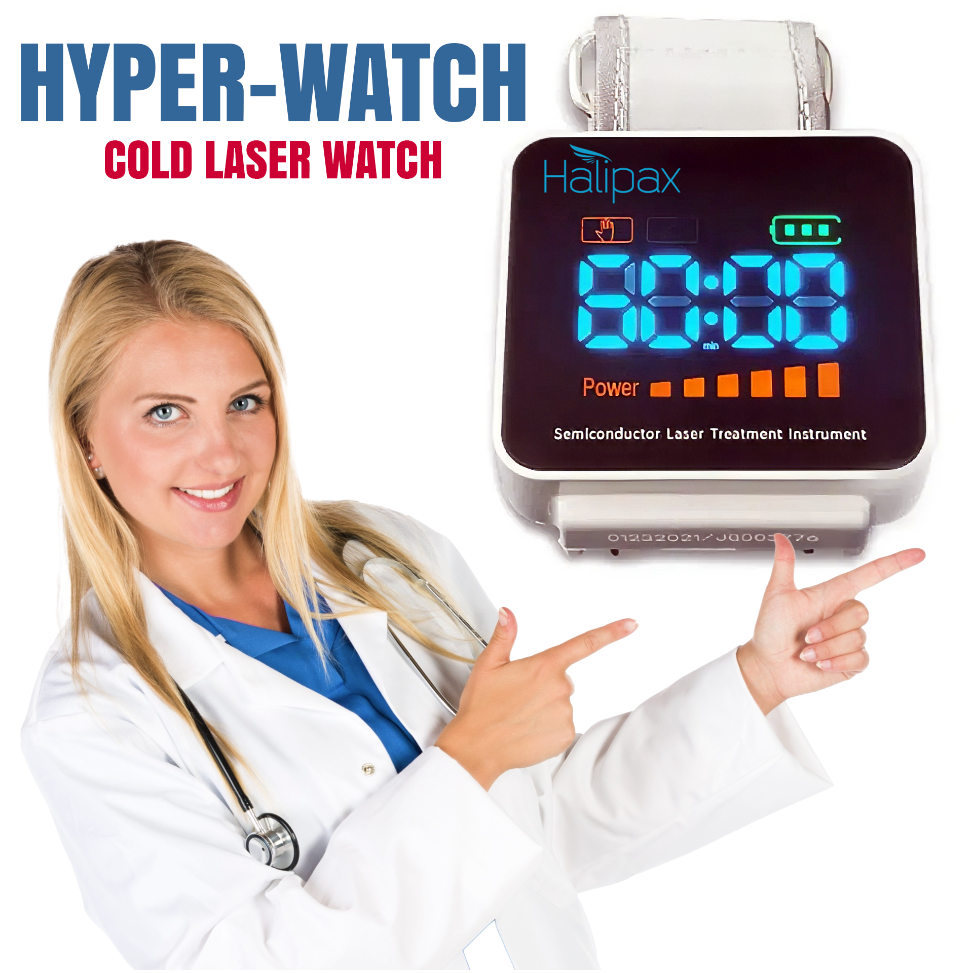 Hyper-Watch Cold Laser Therapy Watch