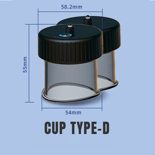 Extra Cups for Fitdash Dynamic Multi-Cupping Device - Hyperblade USA 